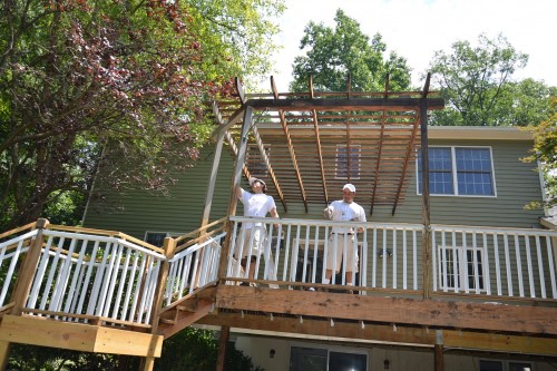 deck staining